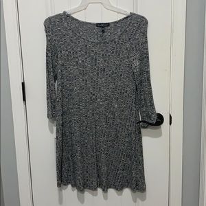 Textured sweater dress